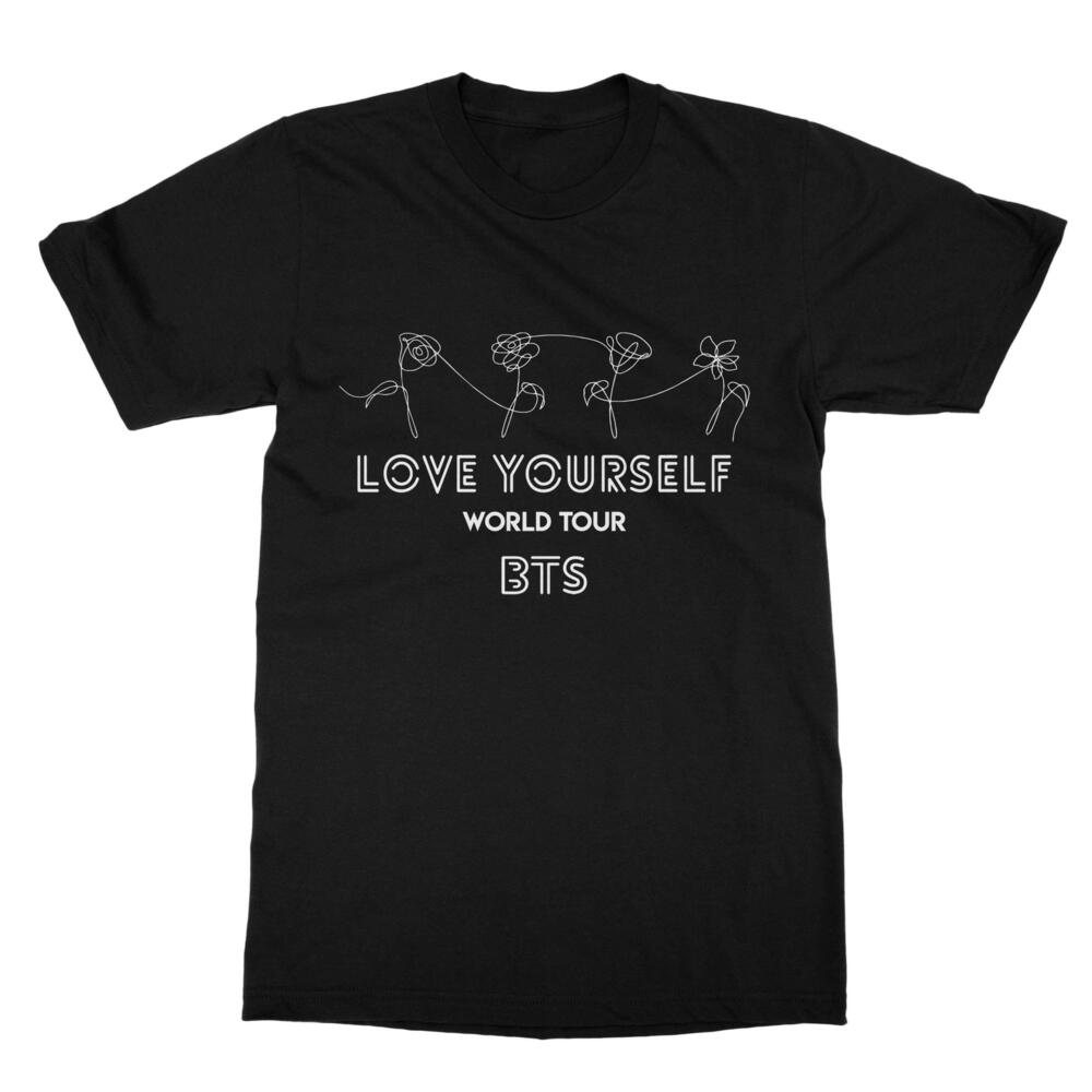 Bts Bangtan Sonyeondan Flower Tshirt Men